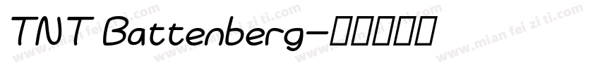 TNT Battenberg字体转换